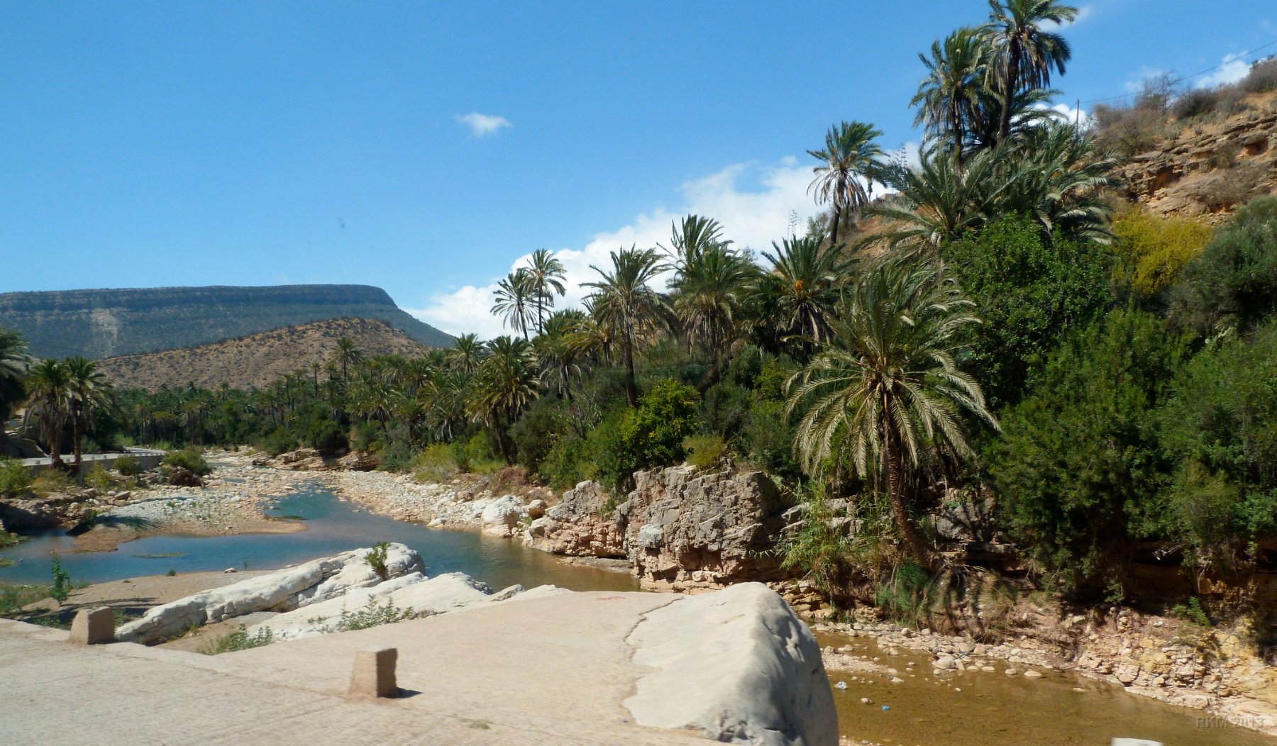 Vallée de Tamraght (Vallée du Paradis), à l'aproche de la côte 